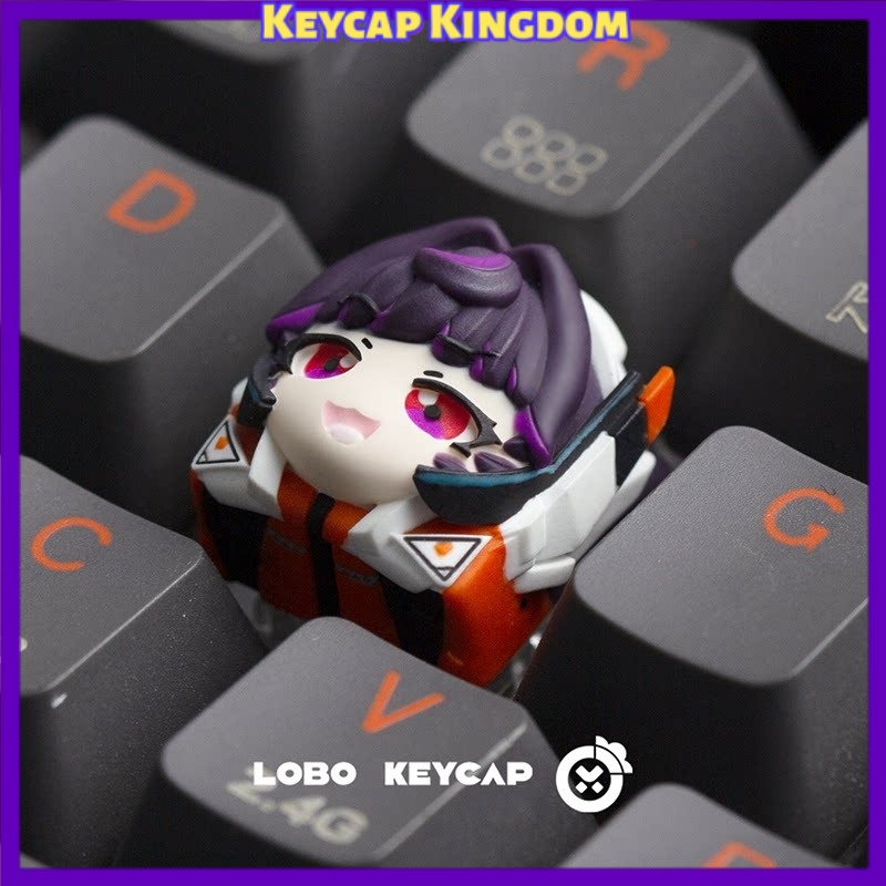 Gaming Accessories Aesthetic - Keycaps in Resina OW Kiriko &