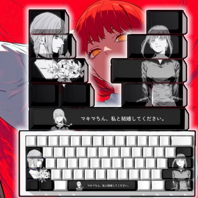 Keycaps a Tema Chainsaw Man Ma - Gaming Accessories Aesthetic recensione e prezzo