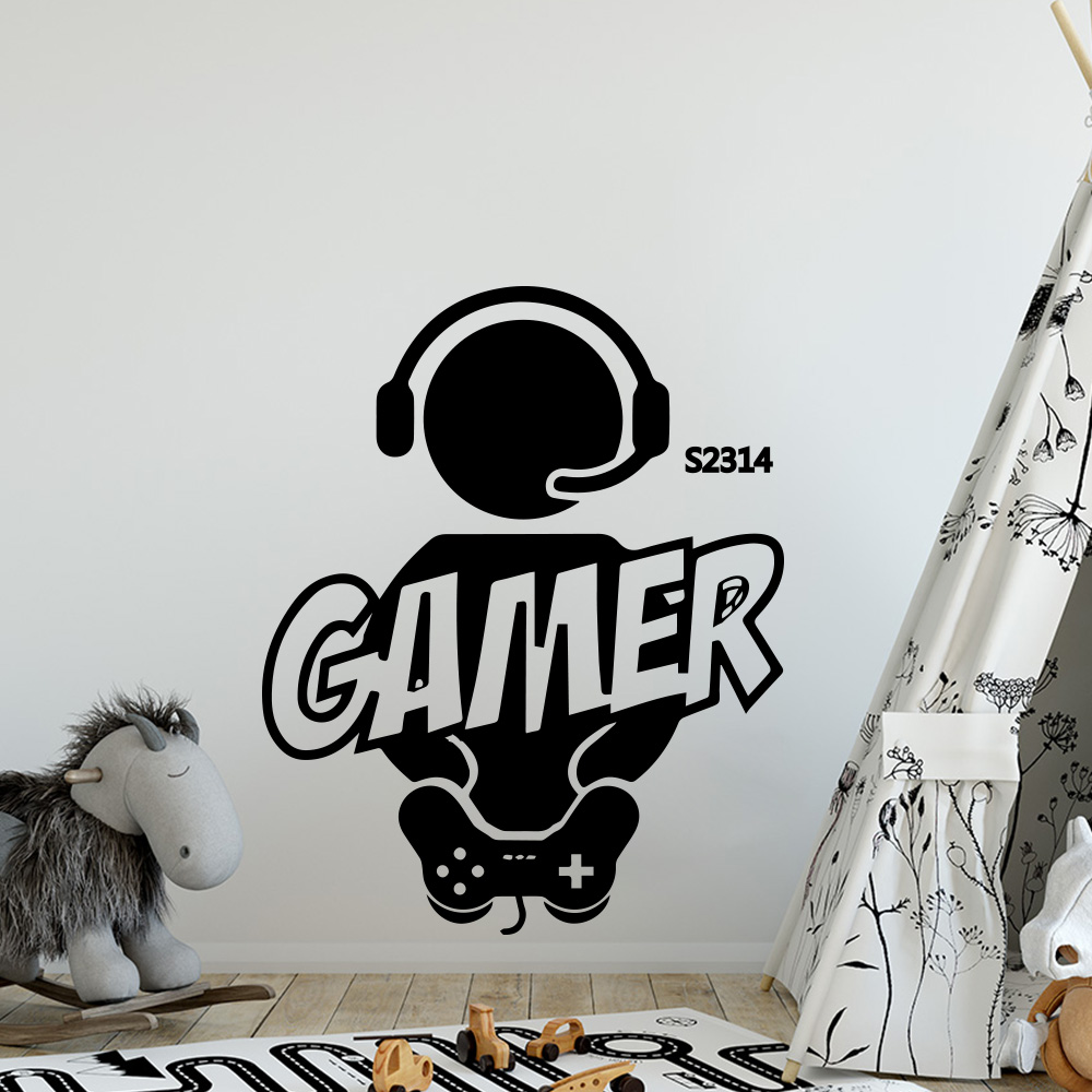 1pc Gamer Wall Art Decal For K - Gaming Accessories For Room recensione e prezzo