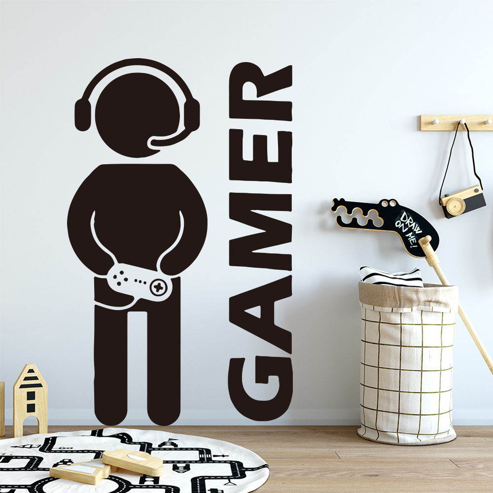 1pc Gamer Wall Art Decal For K - Gaming Accessories For Room recensione e prezzo